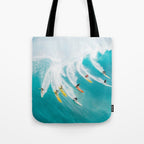 Let's Surf Tote Bag Gallery Image 1