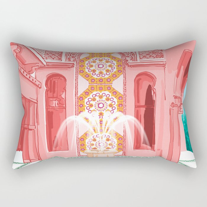 The Blush Palace Rectangular Pillow Gallery Image 1