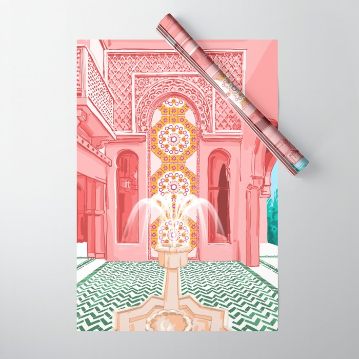 The Blush Palace Wrapping Paper Gallery Image 1