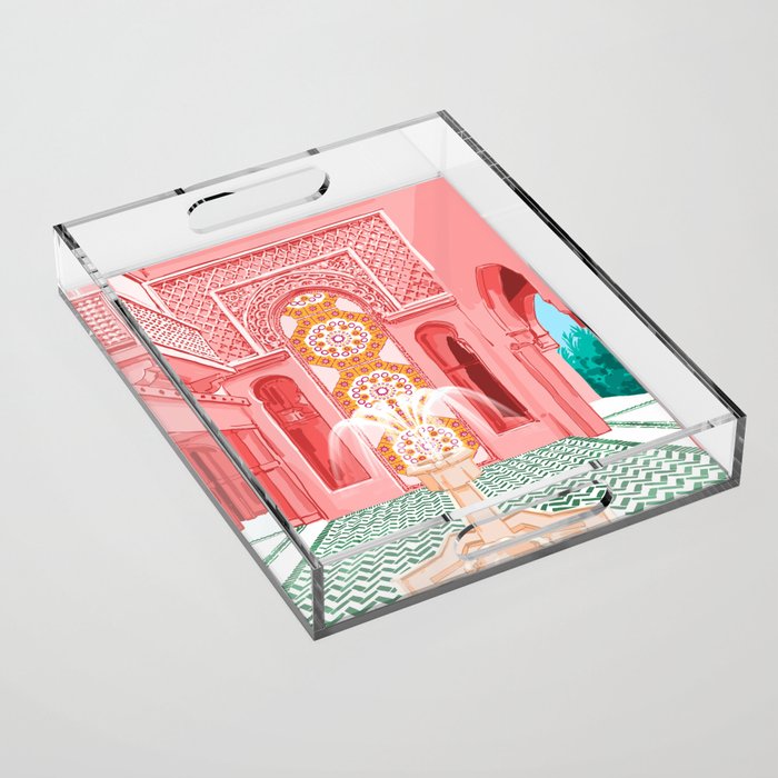 The Blush Palace Acrylic Tray Gallery Image 1