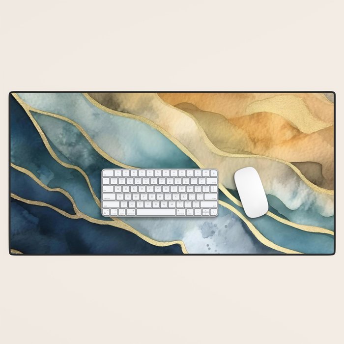 Earthy Tides Desk Mat Gallery Image 1