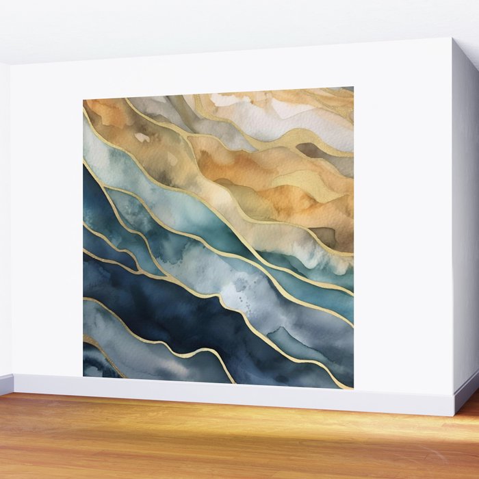 Earthy Tides Wall Mural Gallery Image 2