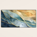 Earthy Tides Desk Mat Gallery Image 3