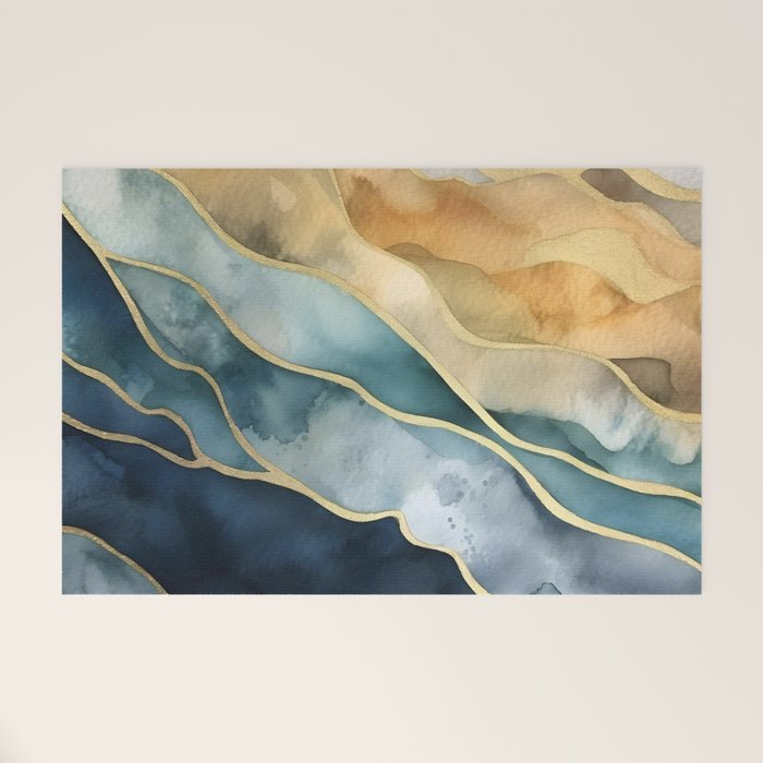 Earthy Tides Welcome Mat Gallery Image 1