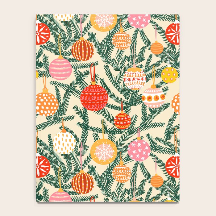 Christmas Baubles Pattern Notebook Gallery Image 4