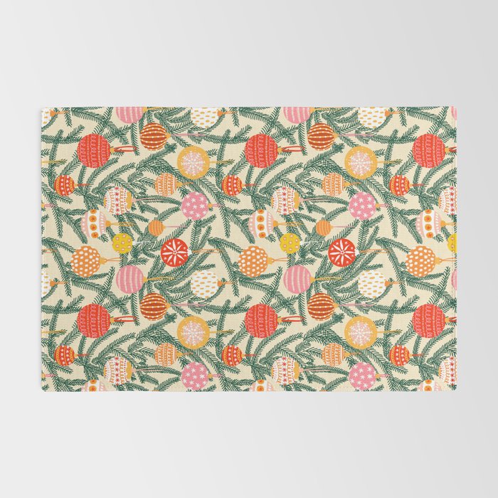Christmas Baubles Pattern Rug Gallery Image 2