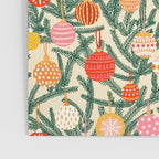 Christmas Baubles Pattern Poster Gallery Image 3
