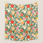 Christmas Baubles Pattern Wall Tapestry Gallery Image 4