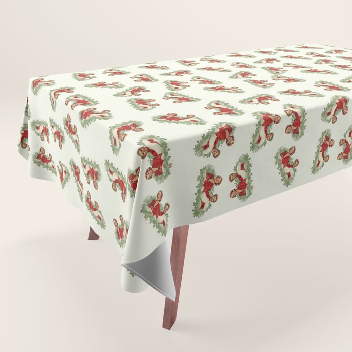 Sisters - A Merry White Christmas Tablecloth Gallery Image 1