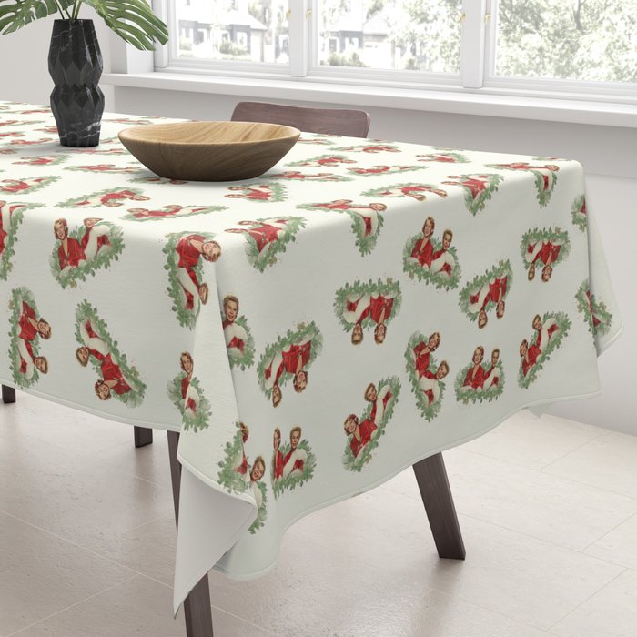 Sisters - A Merry White Christmas Tablecloth Gallery Image 3