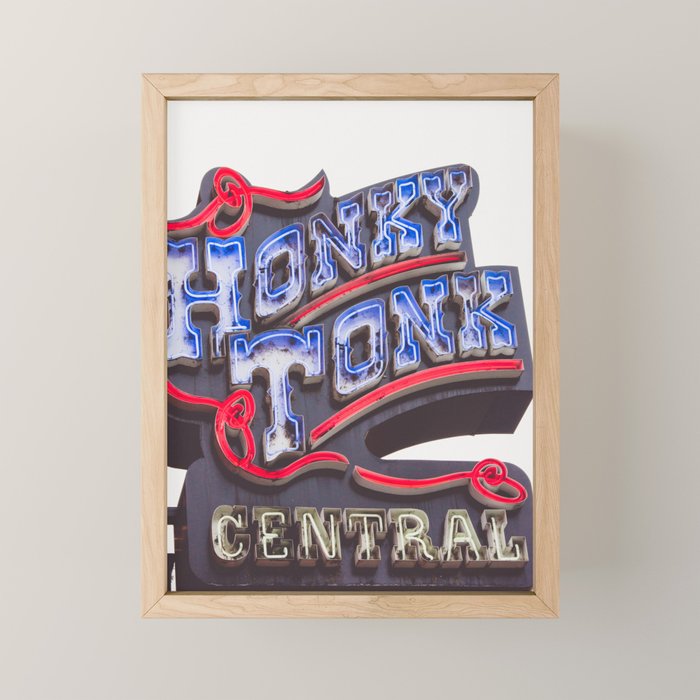 Honkytonk Central - Nashville Mini Art Print Gallery Image 1
