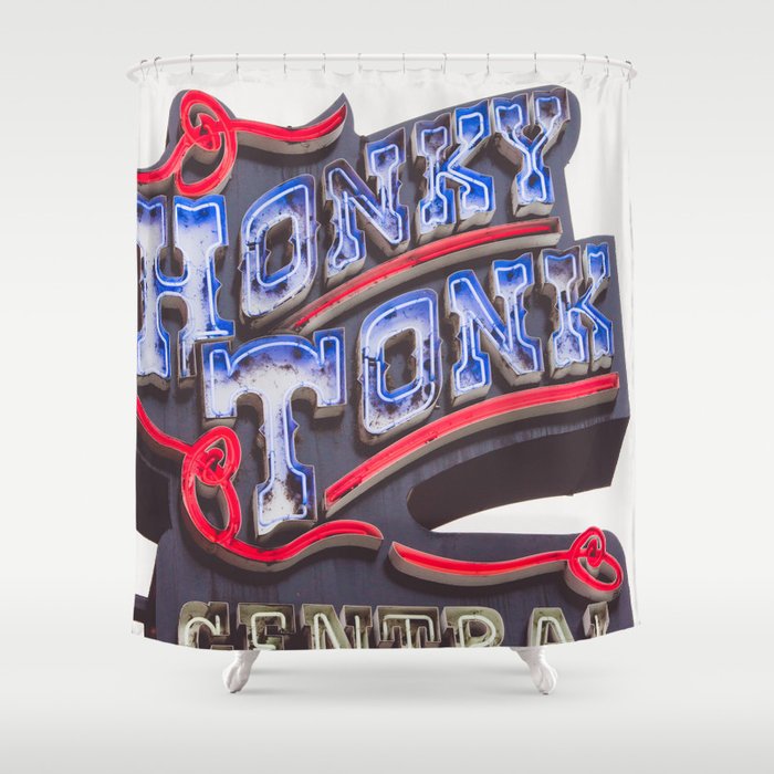 Honkytonk Central - Nashville Shower Curtain Gallery Image 1