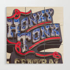 Honkytonk Central - Nashville Wood Wall Art Gallery Image 1