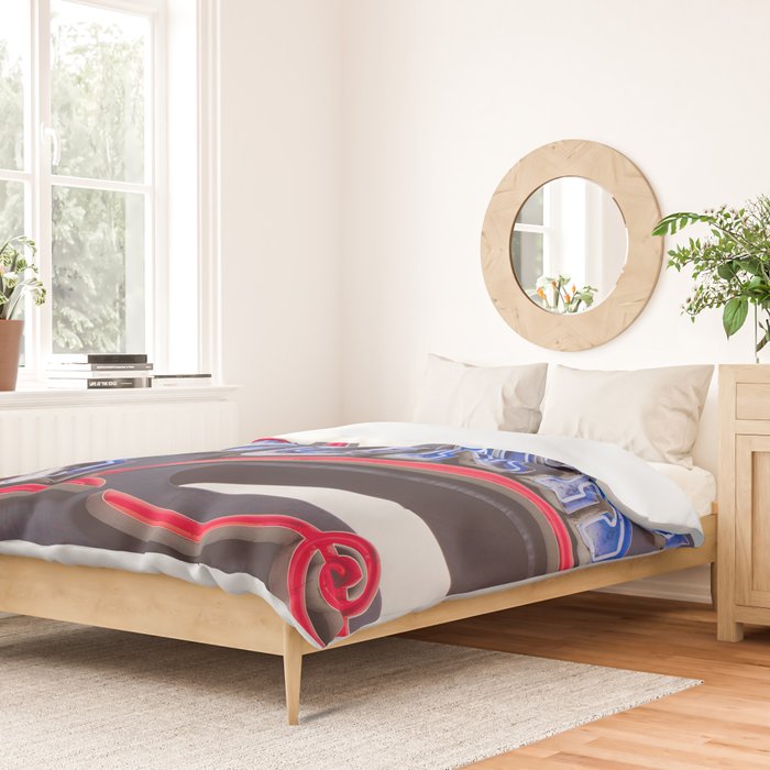 Honkytonk Central - Nashville Duvet Cover Gallery Image 2