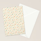 Retro abstract christmas decoration pattern Stationery Card Gallery Image 2