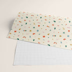Retro abstract christmas decoration pattern Wrapping Paper Gallery Image 2
