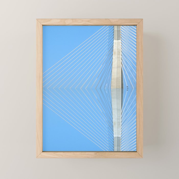Boston (reflected) Mini Art Print Gallery Image 1