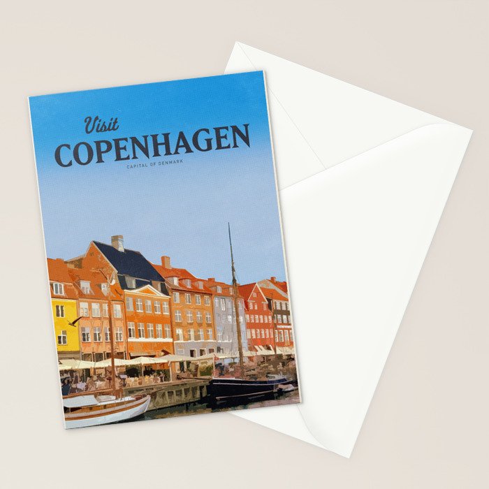 Visit Copenhagen Stationery Card Gallery Image 2