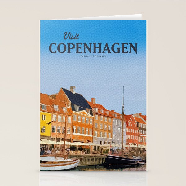 Visit Copenhagen Stationery Card Gallery Image 1