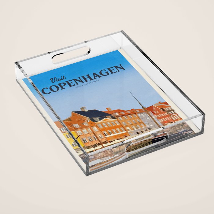 Visit Copenhagen Acrylic Tray Gallery Image 1