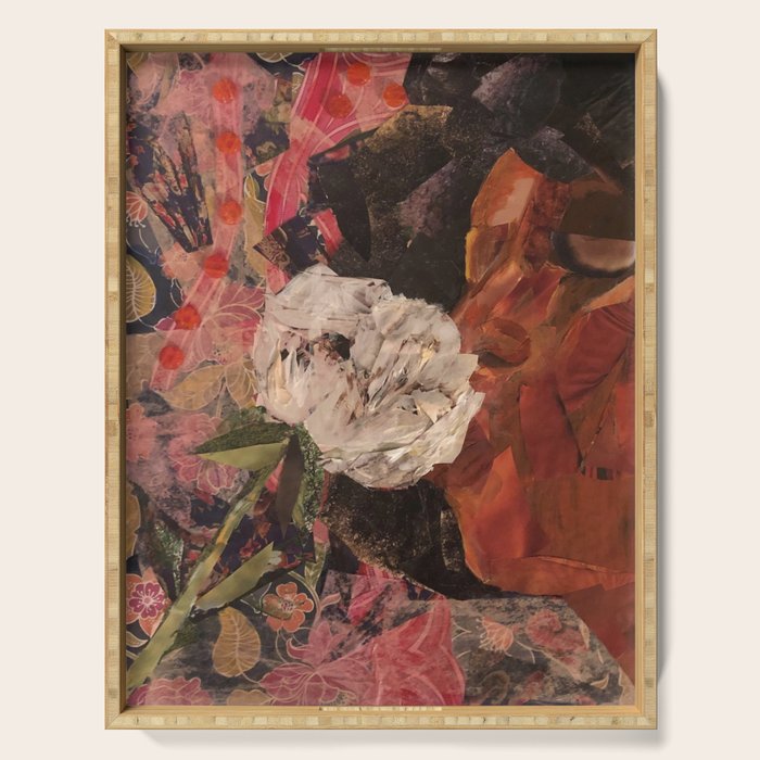 Peony in Bloom Serving Tray Gallery Image 1