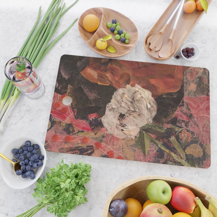 Peony in Bloom Cutting Board Gallery Image 2