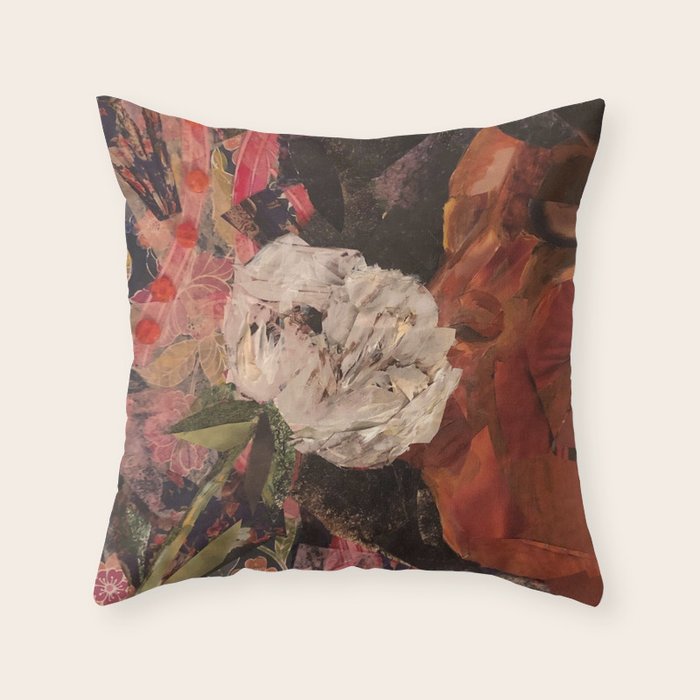 Peony in Bloom Throw Pillow Gallery Image 1