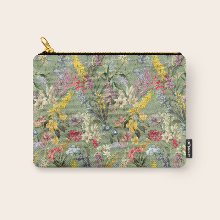 Isolated Blooms II Carry All Pouch Gallery Image 1