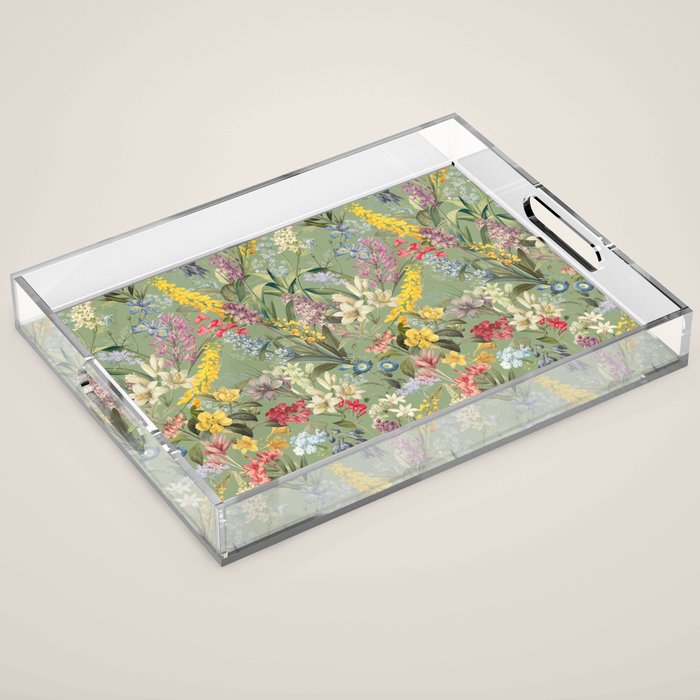 Isolated Blooms II Acrylic Tray Gallery Image 1