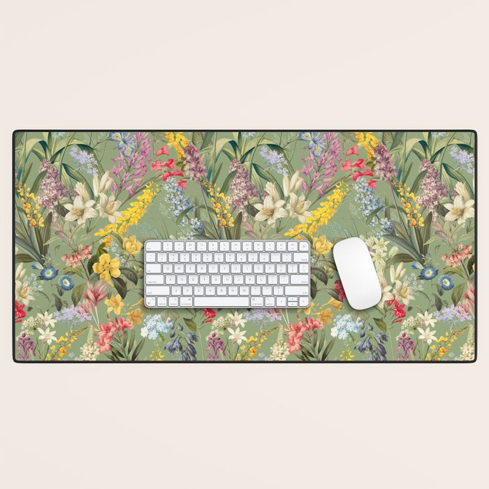 Isolated Blooms II Desk Mat Gallery Image 1