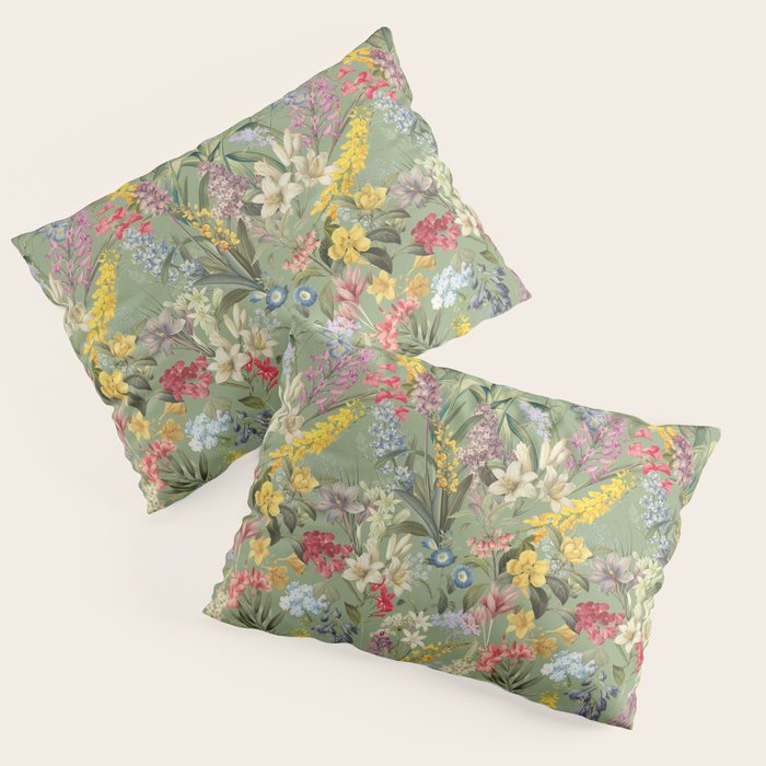Isolated Blooms II Pillow Sham Gallery Image 1