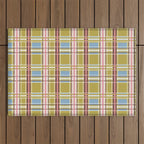 Subtle Plaid Warmth Outdoor Rug Gallery Image 1