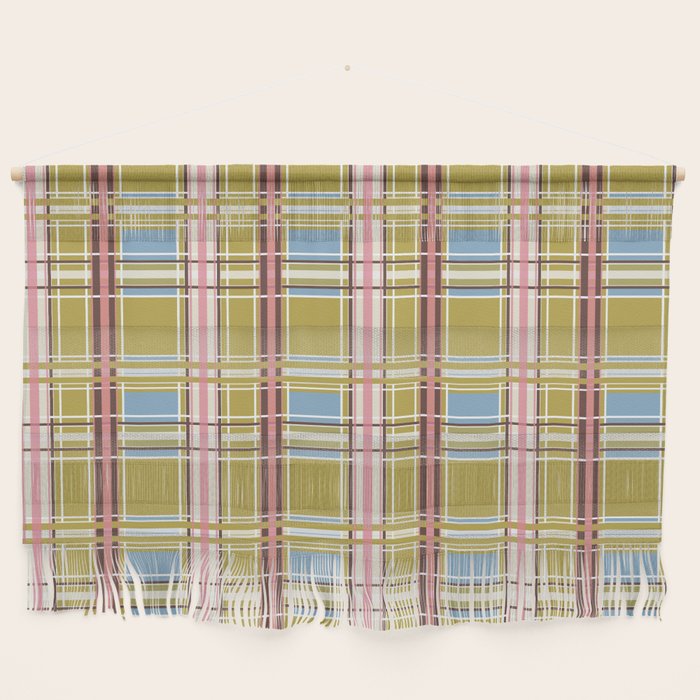 Subtle Plaid Warmth Wall Hanging Gallery Image 1