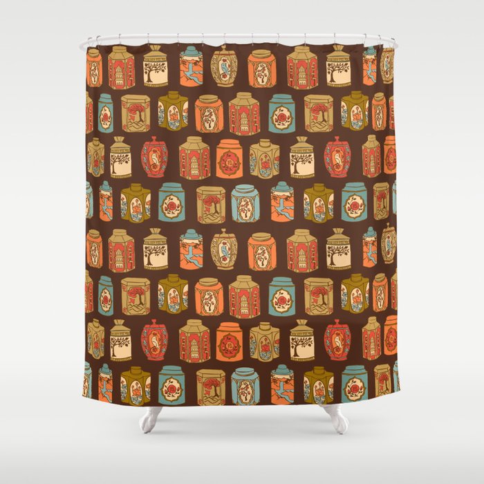 Chinese Tea {Shanghai} Shower Curtain Gallery Image 1