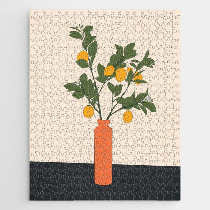 Ripe Lemon Plant Jigsaw Puzzle Gallery Image 1