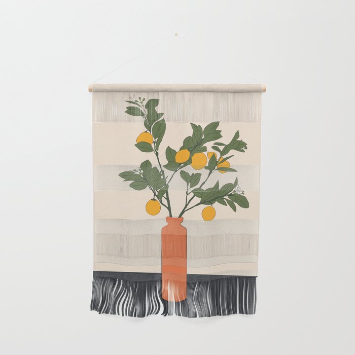 Ripe Lemon Plant Wall Hanging Gallery Image 1