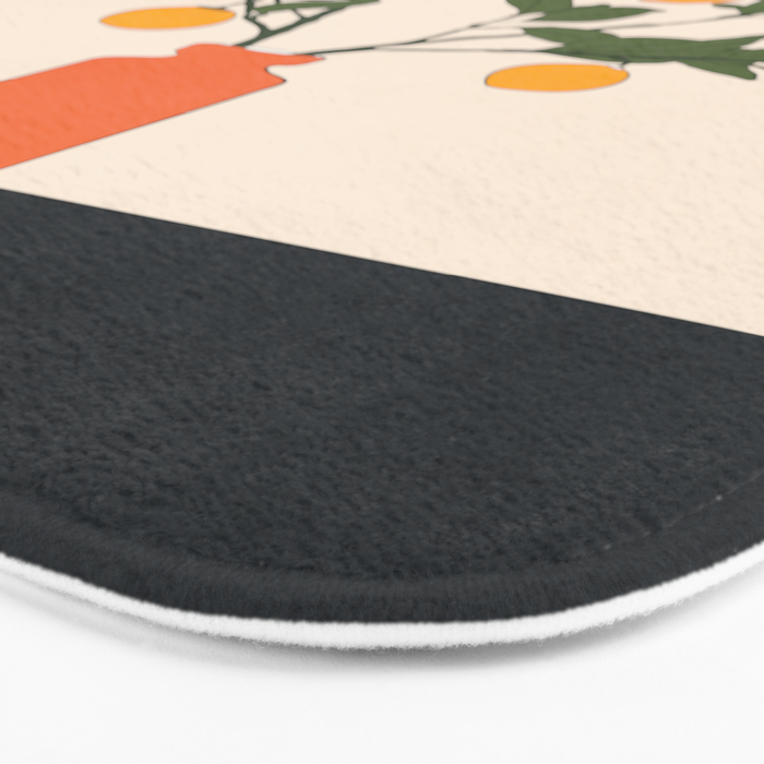 Ripe Lemon Plant Bath Mat Gallery Image 3