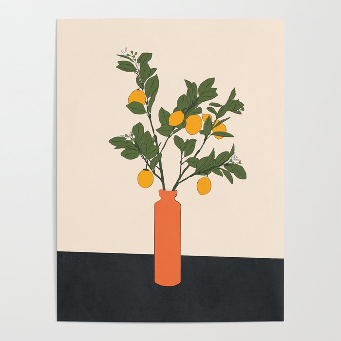 Ripe Lemon Plant Poster Gallery Image 4