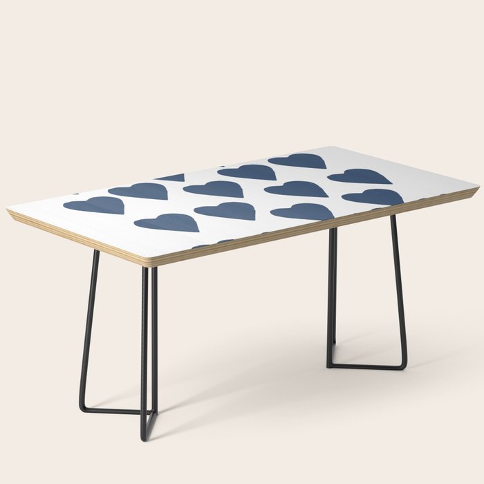 Hearts Navy Coffee Table Gallery Image 1