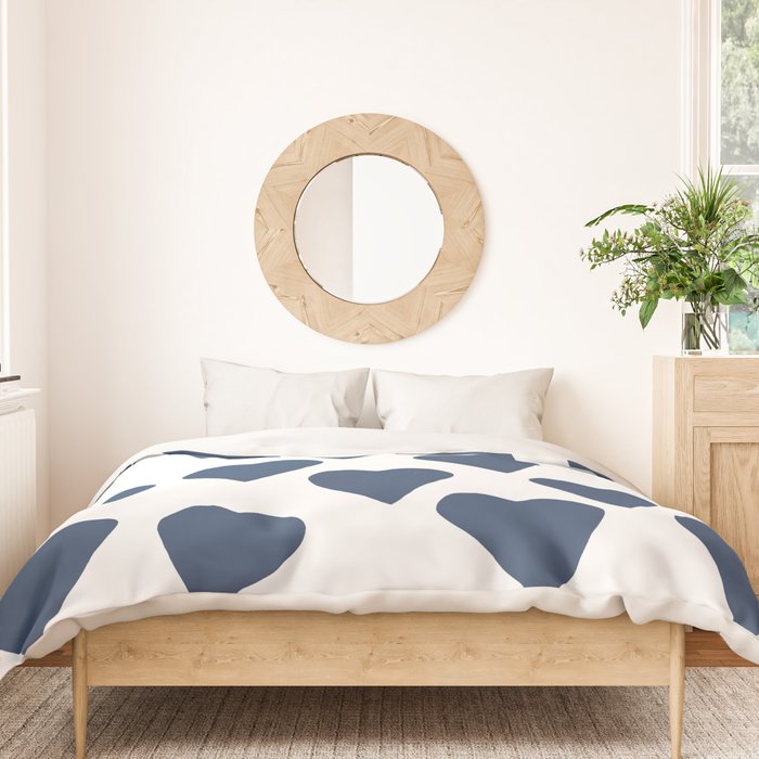 Hearts Navy Duvet Cover Gallery Image 3