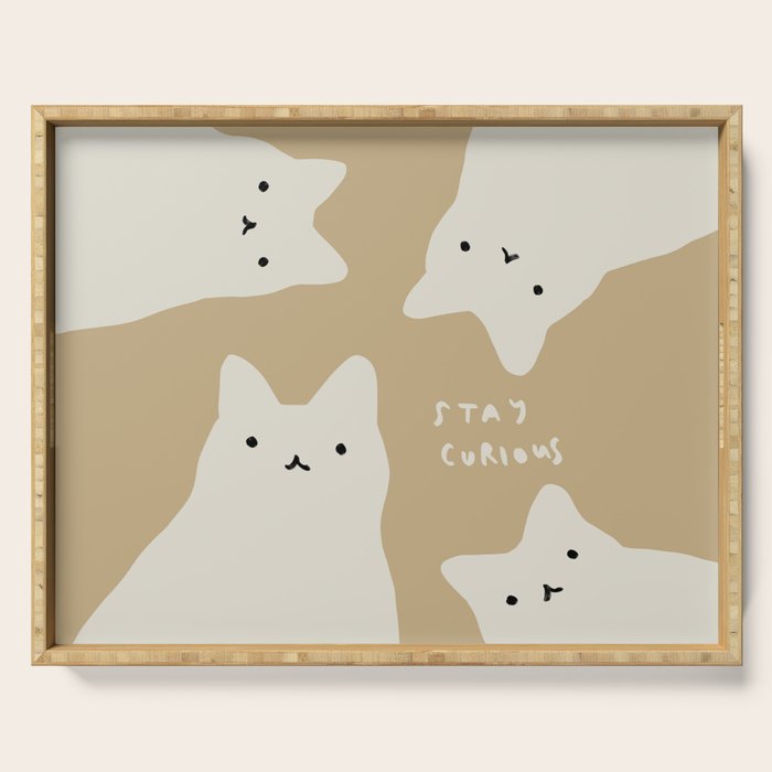 The Curious Cats Serving Tray Gallery Image 1