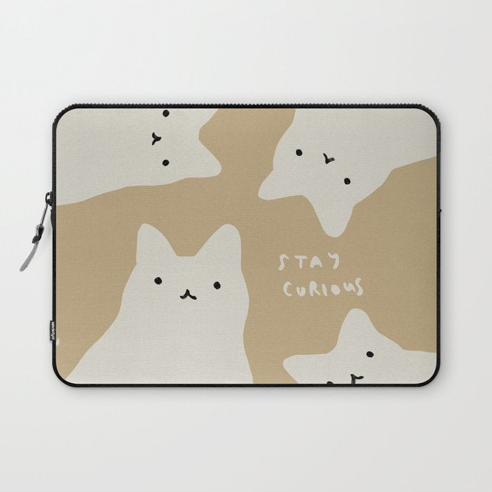 The Curious Cats Laptop Sleeve Gallery Image 1
