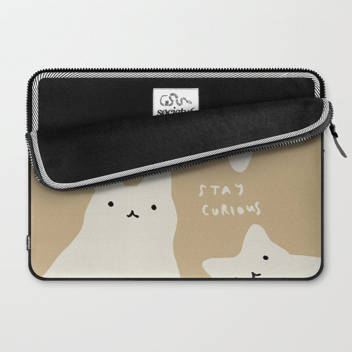 The Curious Cats Laptop Sleeve Gallery Image 2