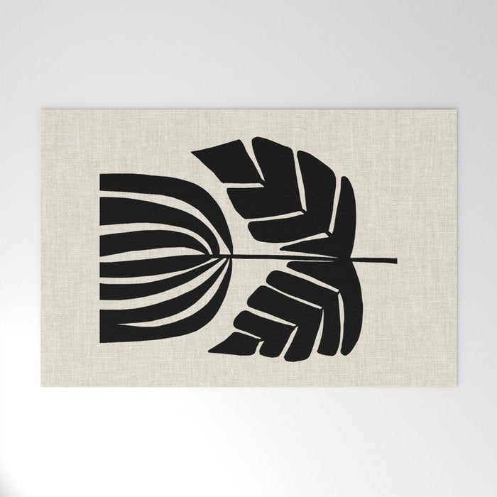 Double Leaf Bell Bloom Welcome Mat Gallery Image 1