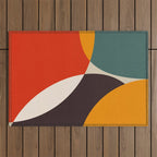 mid century bauhaus modern 2021 Outdoor Rug Gallery Image 1