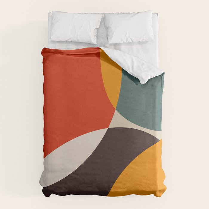 mid century bauhaus modern 2021 Duvet Cover Gallery Image 6