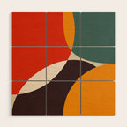 mid century bauhaus modern 2021 Wood Wall Art Gallery Image 1