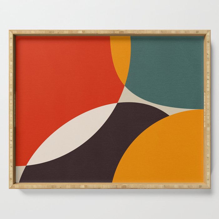 mid century bauhaus modern 2021 Serving Tray Gallery Image 1