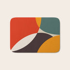 mid century bauhaus modern 2021 Bath Mat Gallery Image 1