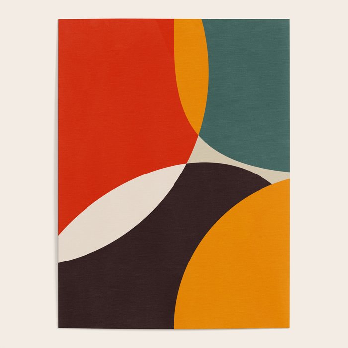 mid century bauhaus modern 2021 Poster Gallery Image 4